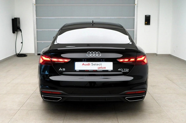 Audi A5 cena 189750 przebieg: 45117, rok produkcji 2020 z Strzegom małe 667